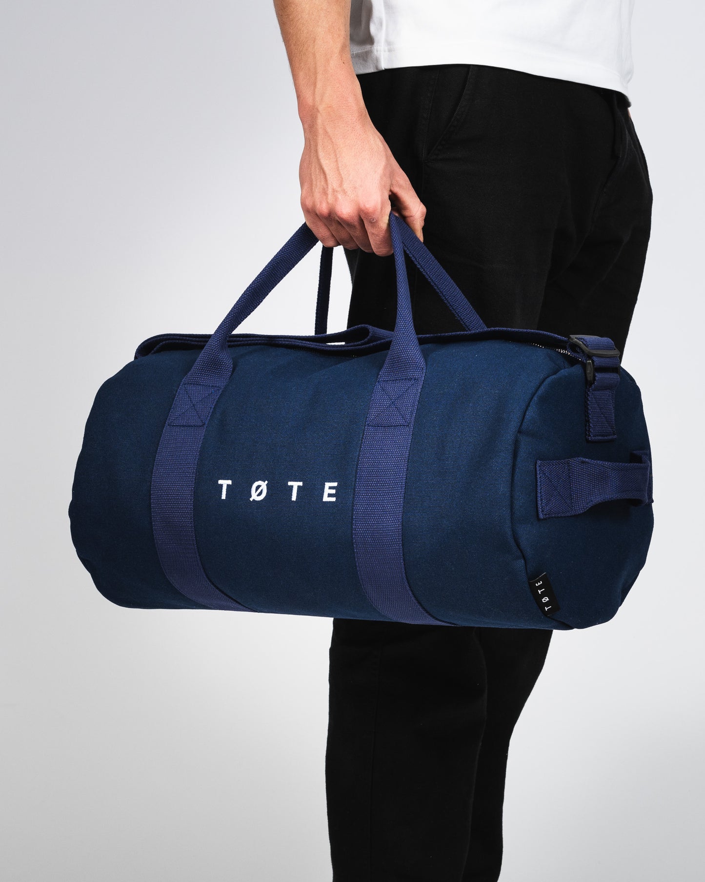 Navy Blue Duffel Bag