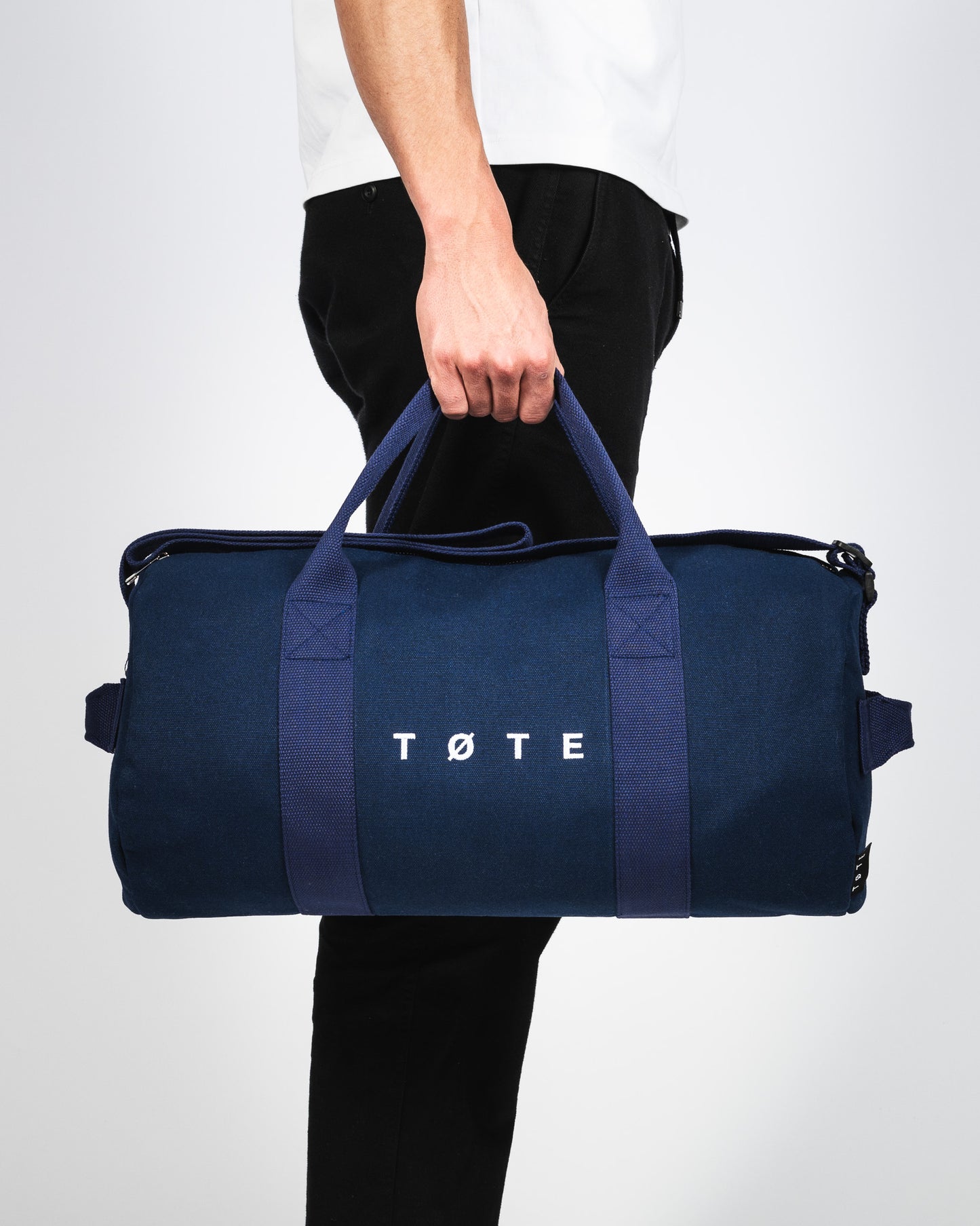 Navy Blue Duffel Bag