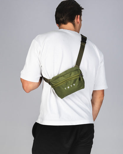 Khaki Green Waist Bag