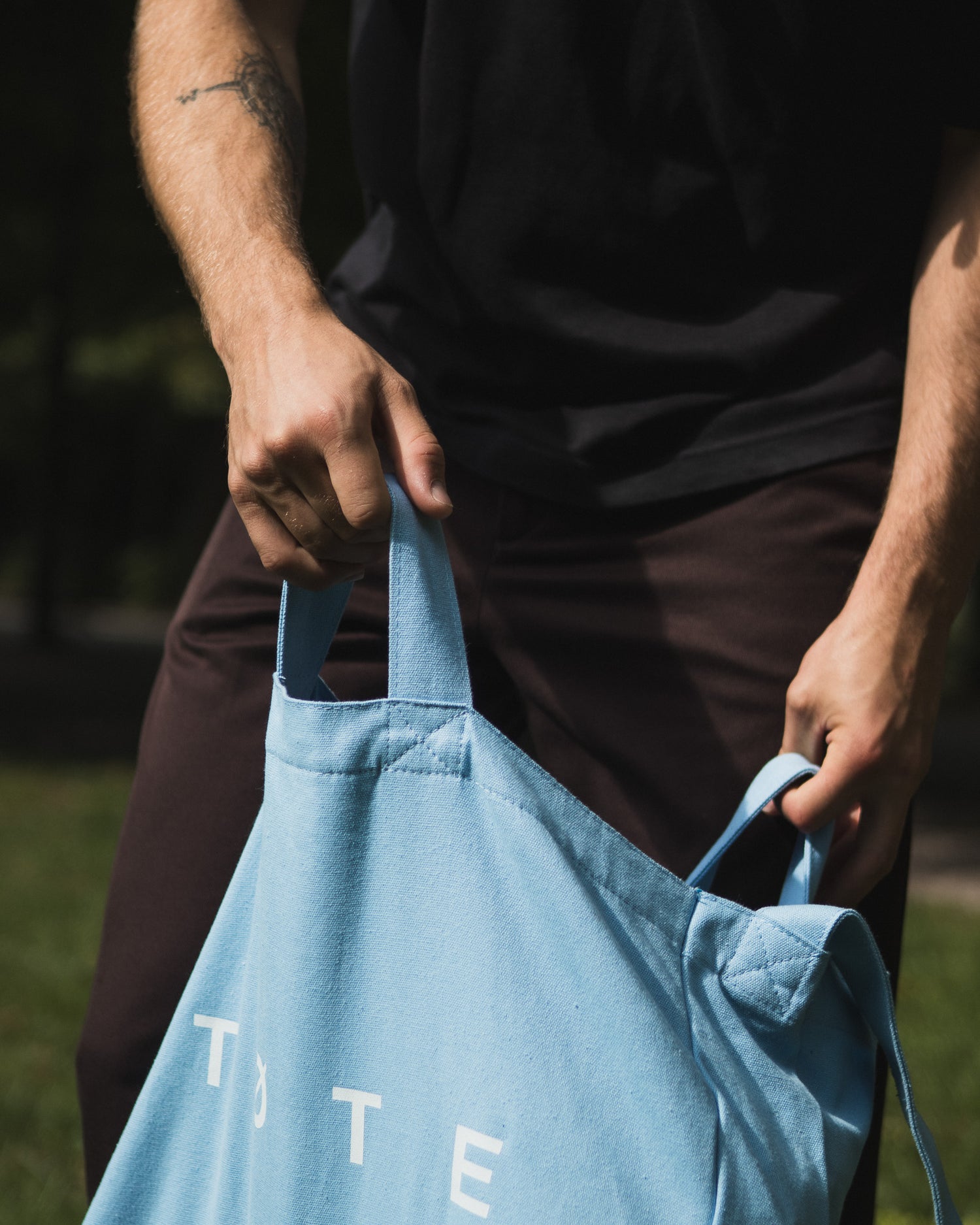 Light Blue TØTE Bag-tote bag-TØTE