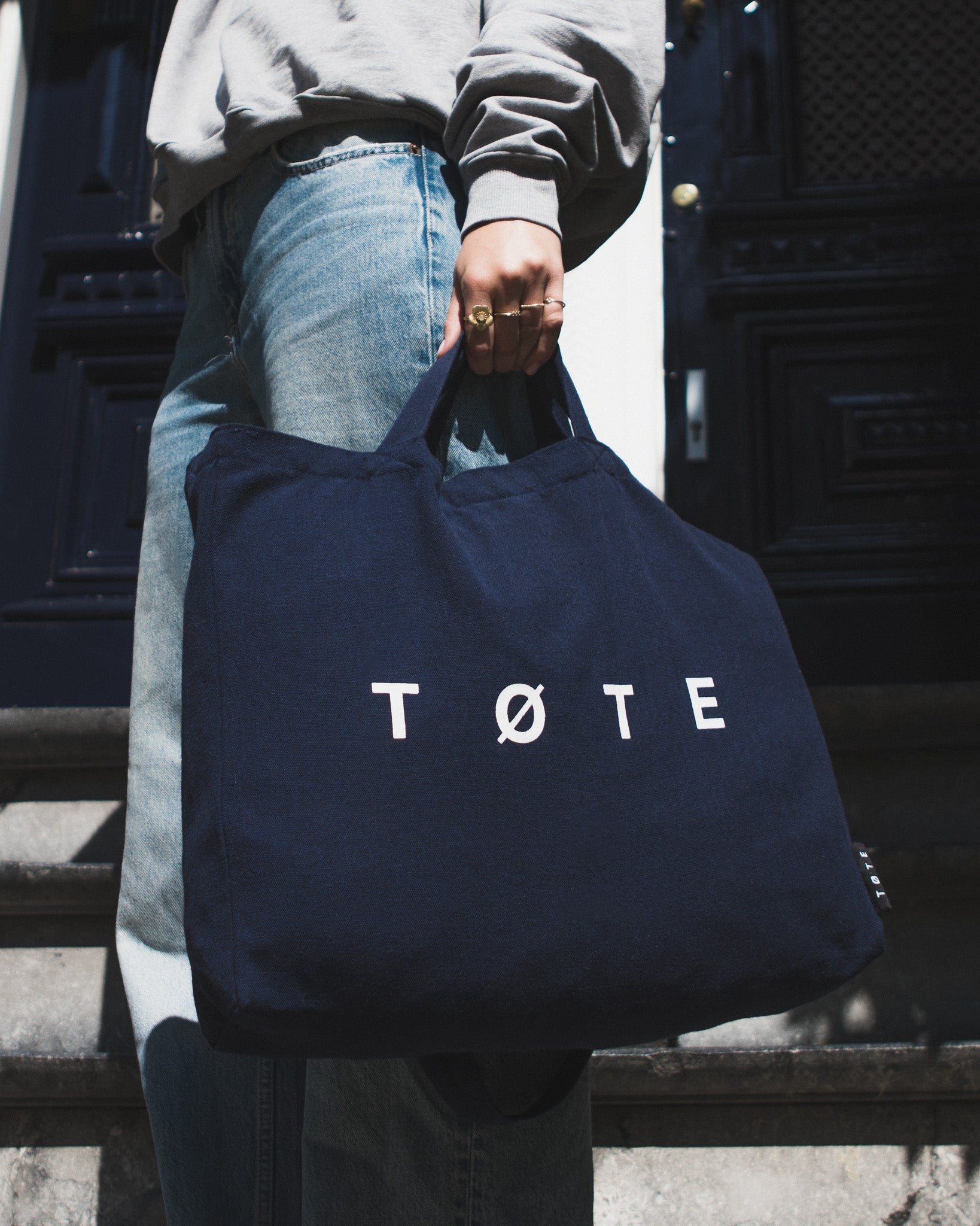 Navy Blue TØTE Bag-tote bag-TØTE